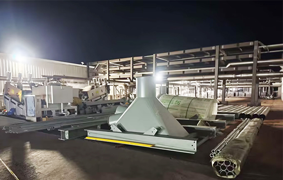 隆基鄂爾多斯污水站污泥處理系統進場施工